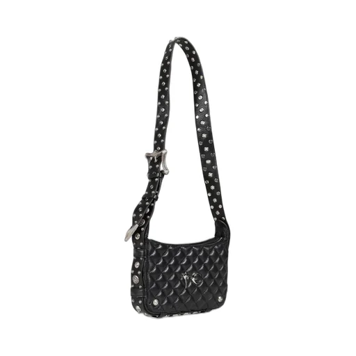 Angels Quilted Belt Bag / Black