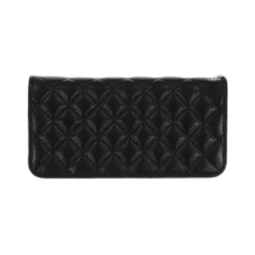 Chopper Quilted Long Wallet / Blk