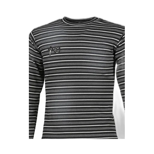 Tc Striped Long Sleeve / Black