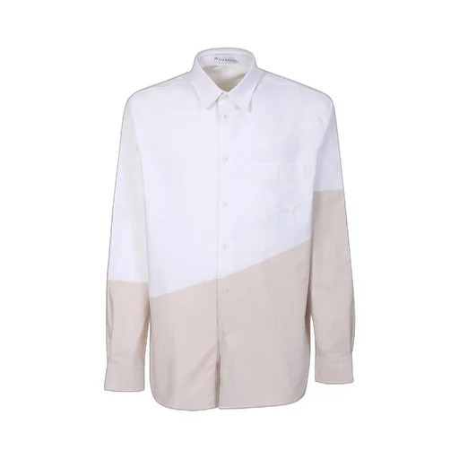 Jw Anderson Panelled Collared Button-Up Shirt