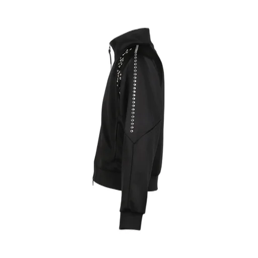 Polyester Jersey Track Jacket / Blk