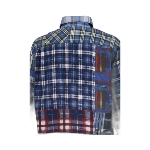 Flannel Shirt -> Straight Hem Shirt / Assorted