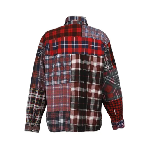 Flannel Shirt -> Straight Hem Shirt / Assorted