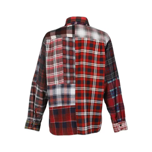 Flannel Shirt -> Straight Hem Shirt / Assorted