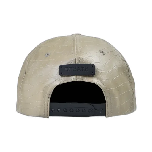 Bh Logo Faux Crocodile Cap / Bei