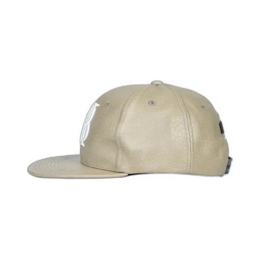 Bh Logo Faux Crocodile Cap / Bei