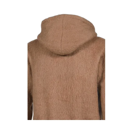 Mohair Zip Hoodie / Mocha