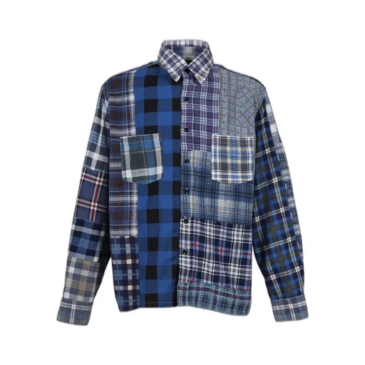 Flannel Shirt -> Straight Hem Shirt / Assorted