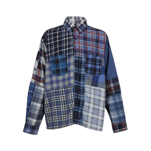 Flannel Shirt -> Straight Hem Shirt / Assorted
