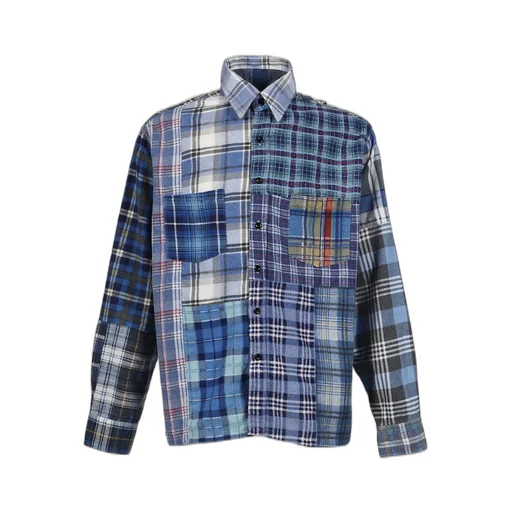 Flannel Shirt -> Straight Hem Shirt / Assorted