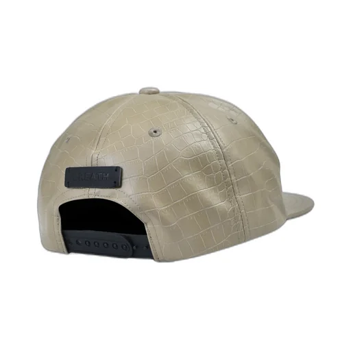 Bh Logo Faux Crocodile Cap / Bei