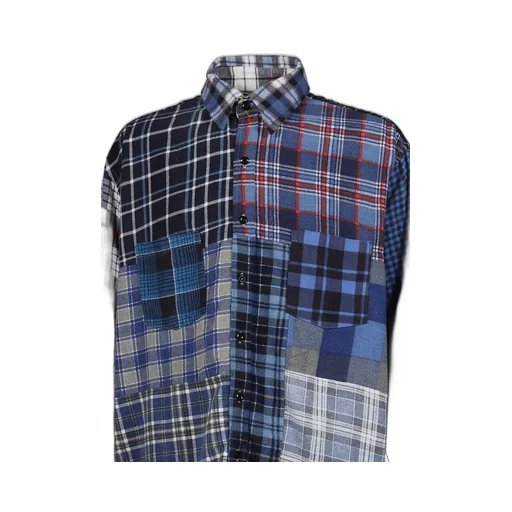 Flannel Shirt -> Straight Hem Shirt / Assorted