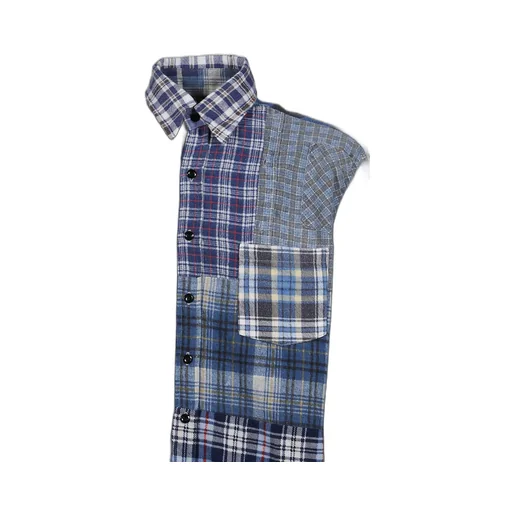 Flannel Shirt -> Straight Hem Shirt / Assorted