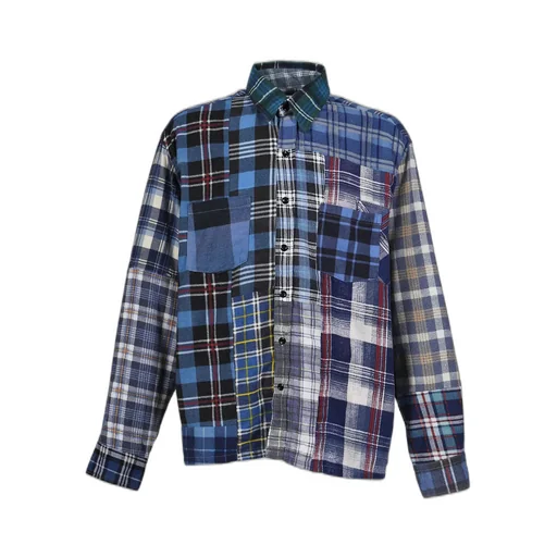 Flannel Shirt -> Straight Hem Shirt / Assorted