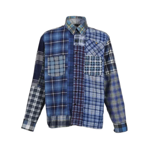 Flannel Shirt -> Straight Hem Shirt / Assorted