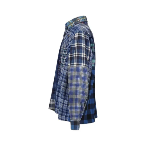 Flannel Shirt -> Straight Hem Shirt / Assorted