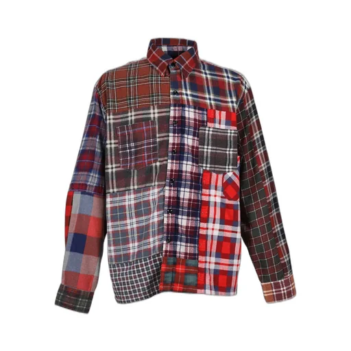 Flannel Shirt -> Straight Hem Shirt / Assorted