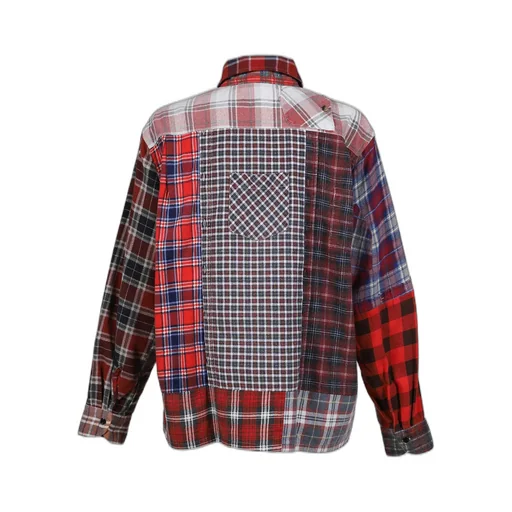 Flannel Shirt -> Straight Hem Shirt / Assorted