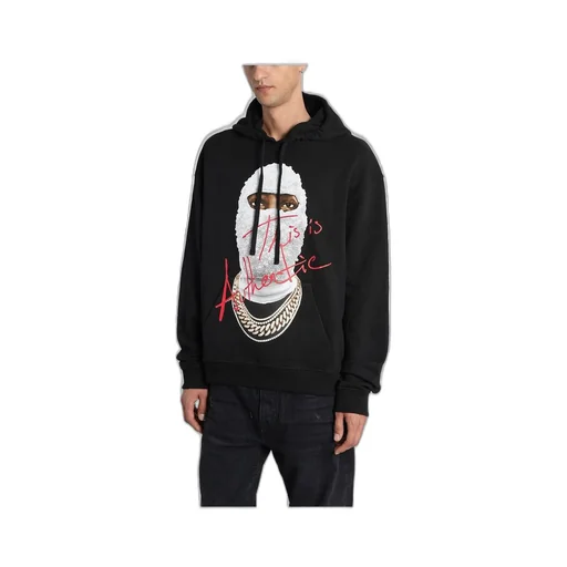 Ih Nom Uh Nit Mask Printed Drawstring Hoodie
