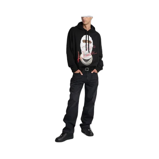 Ih Nom Uh Nit Mask Printed Drawstring Hoodie
