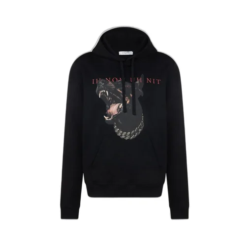 Ih Nom Uh Nit Pattern-Printed Drawstring Hoodie