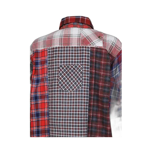 Flannel Shirt -> Straight Hem Shirt / Assorted