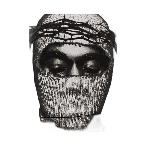 Ih Nom Uh Nit Mask Printed Drawstring Hoodie