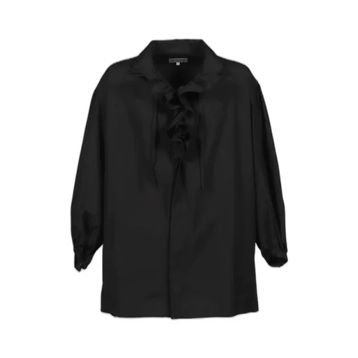 Frill Shirt / Blk