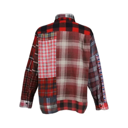 Flannel Shirt -> Straight Hem Shirt / Assorted