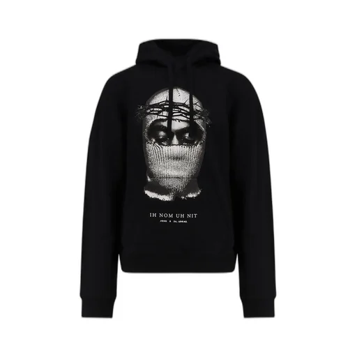 Ih Nom Uh Nit Mask Printed Drawstring Hoodie
