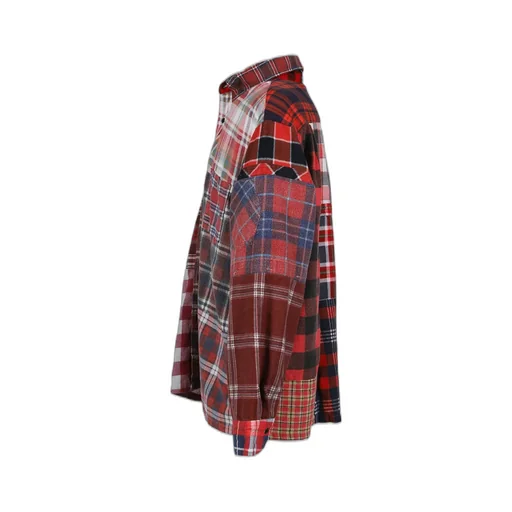 Flannel Shirt -> Straight Hem Shirt / Assorted