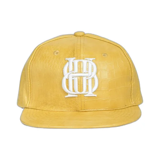 Bh Logo Faux Crocodile Cap / Mus
