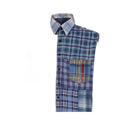 Flannel Shirt -> Straight Hem Shirt / Assorted
