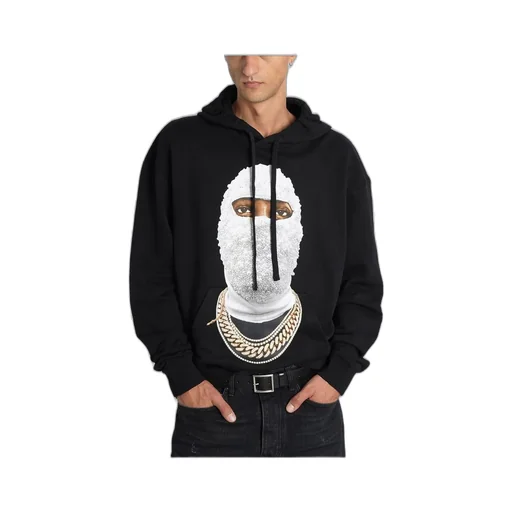 Ih Nom Uh Nit Mask Printed Drawstring Hoodie