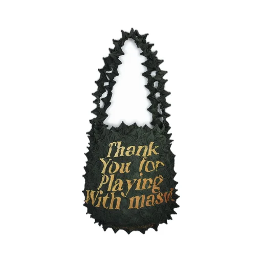 Spiky Shopping Bag / Moss Grn