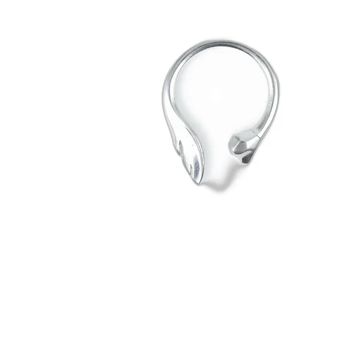 Angel Bone Key Ring / Sil