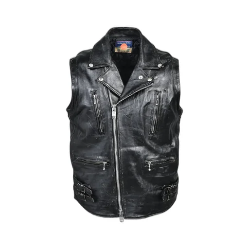 Leather Jacket / Blk