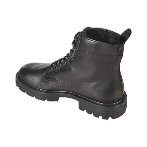 Hogan H673 Lace-Up Combat Boots