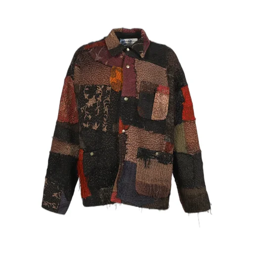 Rain Jacket Suede Collar / Brw