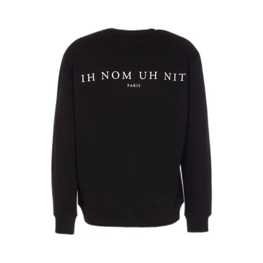 Ih Nom Uh Nit Beaded-Face Crewneck Sweatshirt