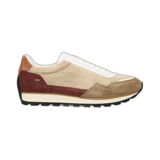 Hogan Round-Toe Lace-Up Sneakers