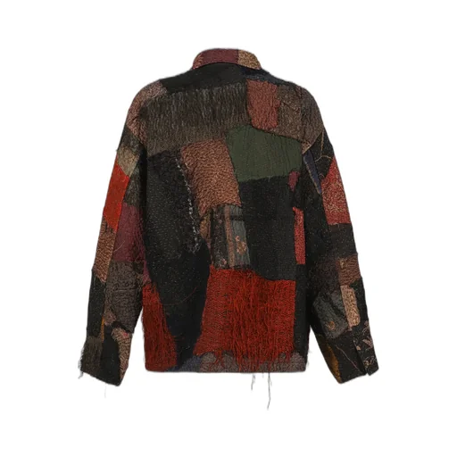 Rain Jacket Suede Collar / Brw