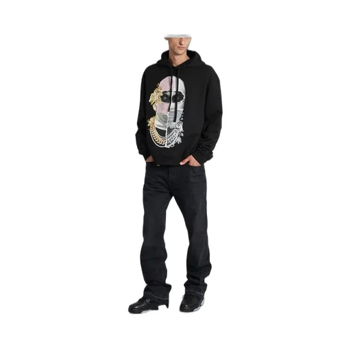 Ih Nom Uh Nit Mask Printed Drawstring Hoodie