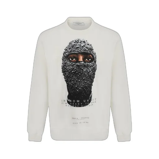 Ih Nom Uh Nit Mask Printed Crewneck Sweatshirt