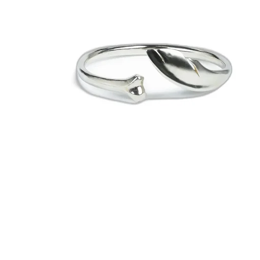 Angel Bone Bangle / Sil