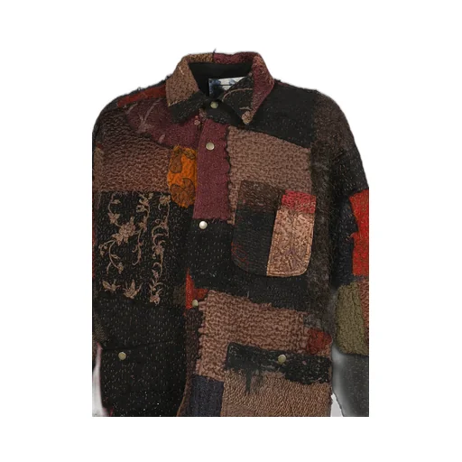 Rain Jacket Suede Collar / Brw