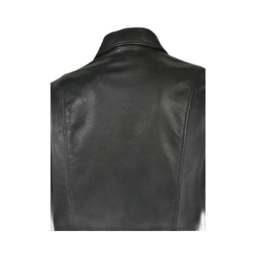 Motorcycle Leather Jacket / Blk