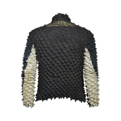 Spiky Flight Jacket / Smoke Blk