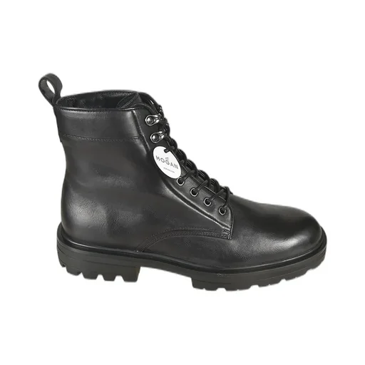 Hogan H673 Lace-Up Combat Boots