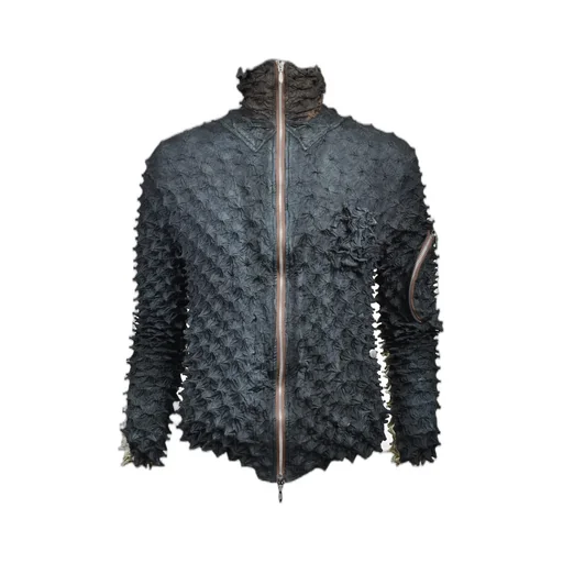 Spiky Flight Jacket / Smoke Blk